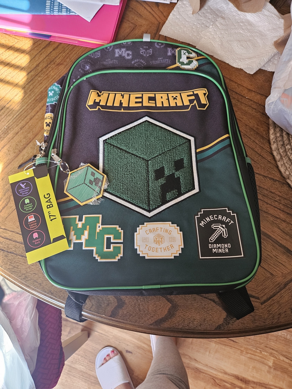 Boys Green Creeper Backpack - Official